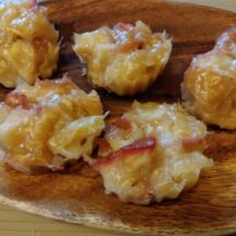 りんごでお菓子作り 鬼まんじゅう