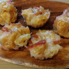 りんごでお菓子作り 鬼まんじゅう